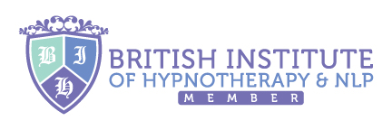 Member of British Institute of hypnotherapy and NLP